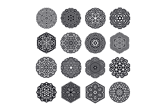 Artistic Decorative Shape Vector Set
