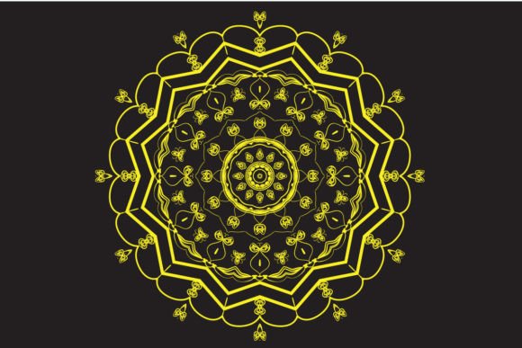 Decorative Background with Ornamental Ro: Graphics & Patterns