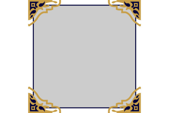 Decorative Frame Art Template Design: Graphics & Backgrounds