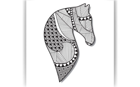 Decorative Horse Coloring Pages Graphics