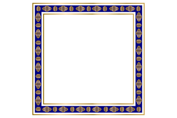 Islamic Decorative Frame Art Design: Graphics & Backgrounds