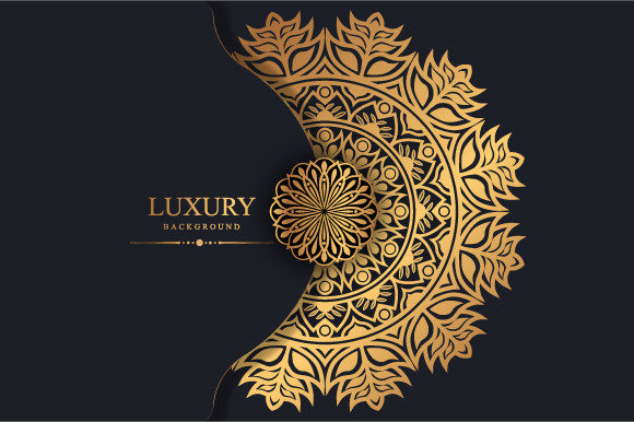 Luxury Mandala Decorative Background Graphics & Backgrounds