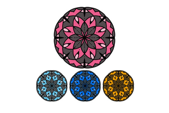 Mandala Decorative Color Collections: Graphics & Patterns for Editorial Impact