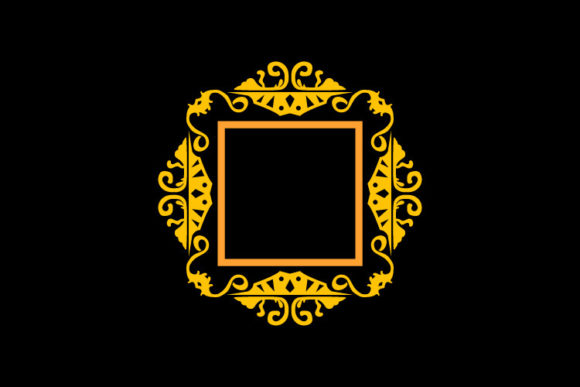 Ornamental Frame Art Decorative Design: Graphics for Authentic Local Branding