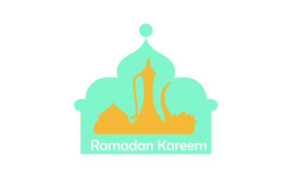 Ramadan Flat Ornament Decorative