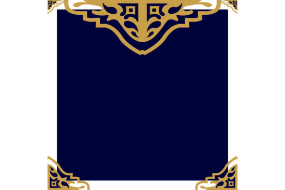 Square Frame Art Decorative Element